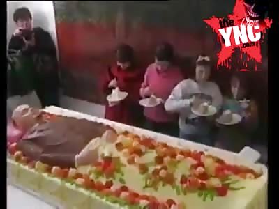 The cake represents the deceased