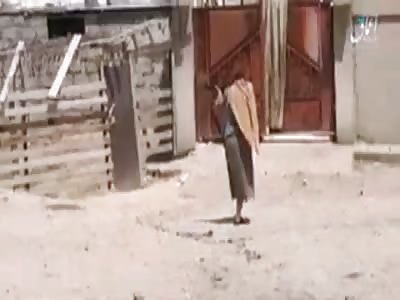 Mutilated soldier diaparando