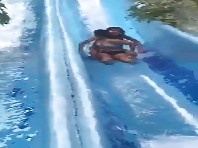 Strike in waterslide
