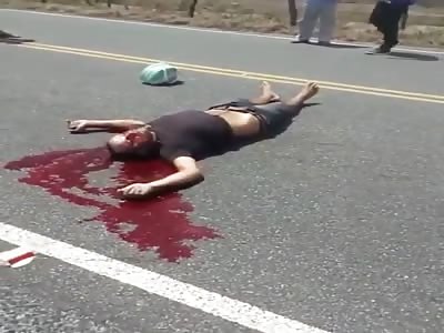 Man Agonizing to Death (Short Video)