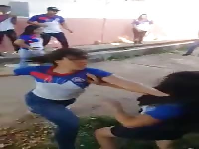 Girl Gets KO'd