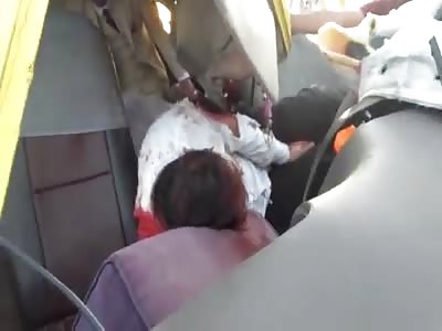 Bus Crash in Bahrain (Angle 2)