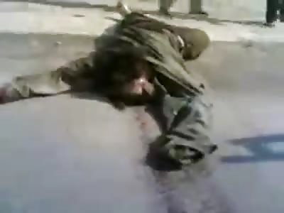 The Sheikh Taha Al-Batawi Dragged Through Street