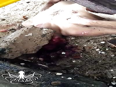 Man murdered with concrete block.