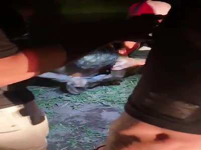 Body removed, from the wall, in the furnas, corner of heaven