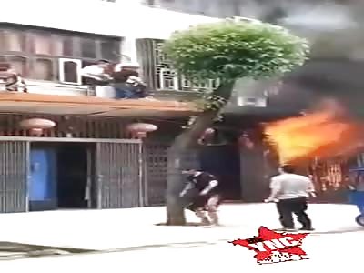 Several People Burned after Building Fire