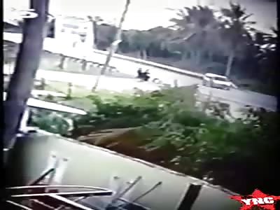 It was not a good day to go out on a motorcycle