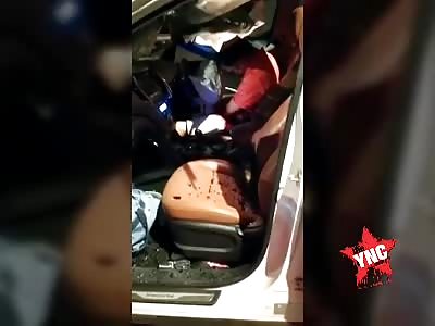 man dies crushed in tragic accident