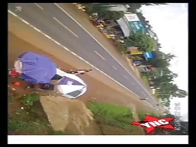 damn it, boy is run over while crossing the street