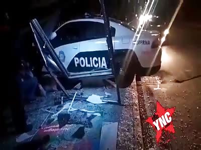 advertising patrol and runs over a woman