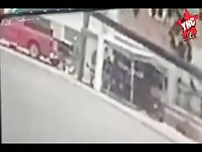 a bad day to go out on a bicycle, woman crushed by truck