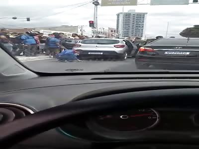 shot dead inside the car