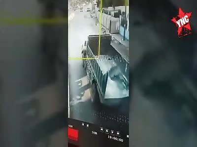 Suicide car bombing and aftermath.