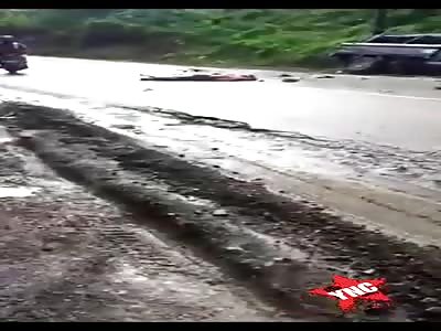 aftermath of a serious vehicle accident