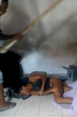 Slum Girl Gets Hard Punished