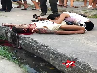 The man was shot in the head