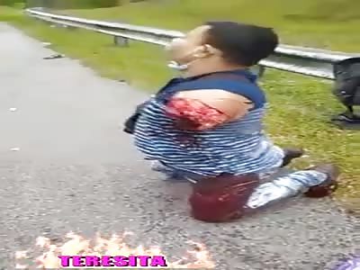 Man loses arm in serious car accident( More Footage) 