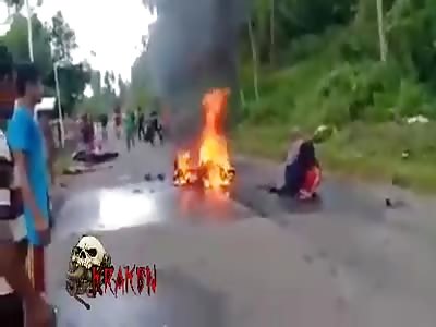 Friend you went out on a motorcycle to become a bbq