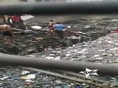 Man killed and thrown in the trash