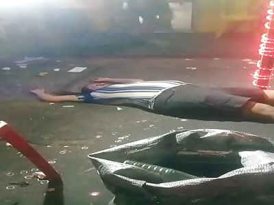 Fat woman shot to death