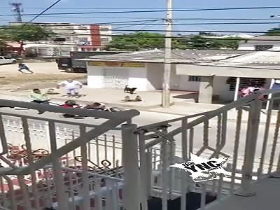 Grand finale for motorcycle thief (full video)