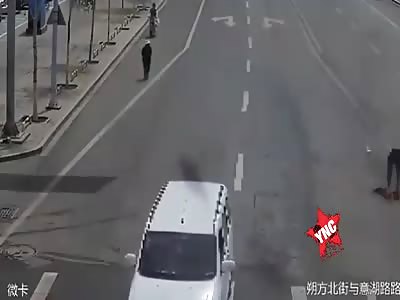 Poor boy is run over