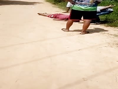 man shot in the head