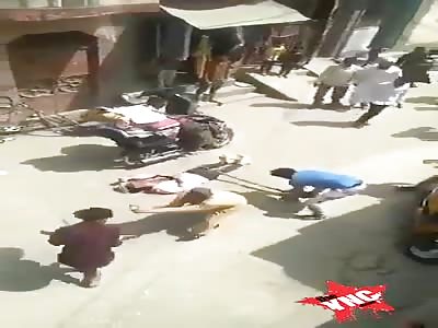 Young man brutally beaten