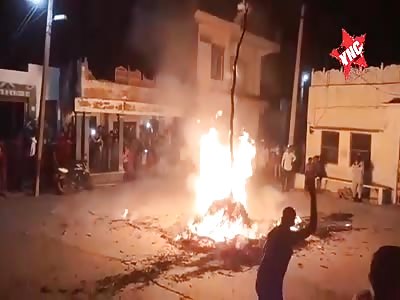 Asshole playing with fire