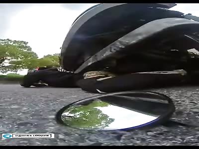 Today was not a good day, to go out on a motorcycle