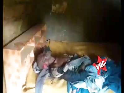 The old man was killed in his sleep