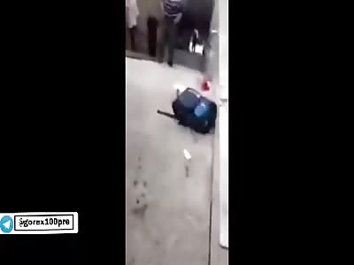 Man caught after stabbing students