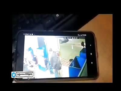 Hitman shoots his victim