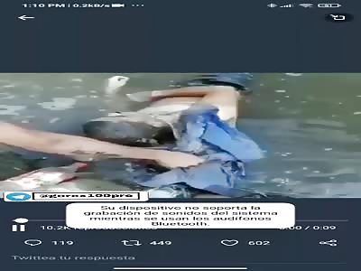 Man found murdered in water