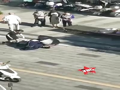 Several people stabbed by mad man