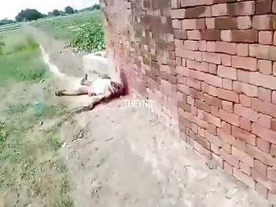 Finding of a man with a shattered head