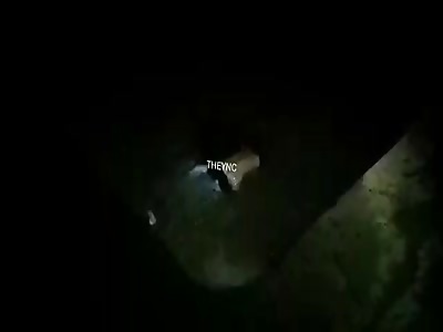 Body found in sewage