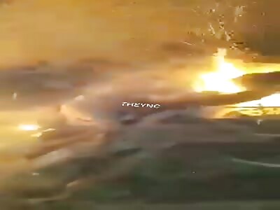 Angry neighbors kill and burn a man