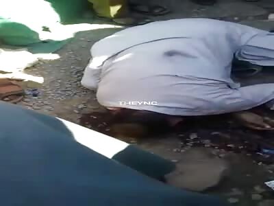 The man was shot in the head