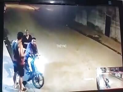 Hitman unloads his weapon