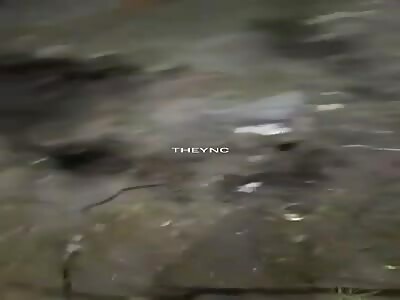 Body of a young man semi-burned