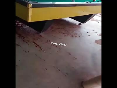 visors under the pool table