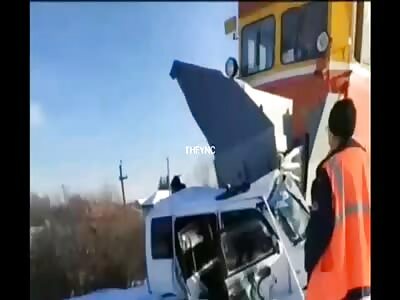 Awesome, car pulled by the train