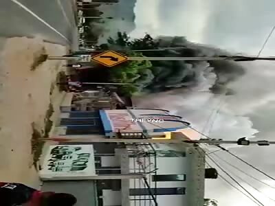 Gunpowder factory explosion(action and sequels)