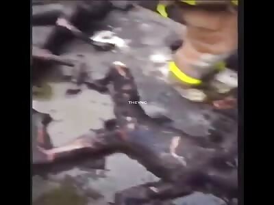 Tanker truck explosion