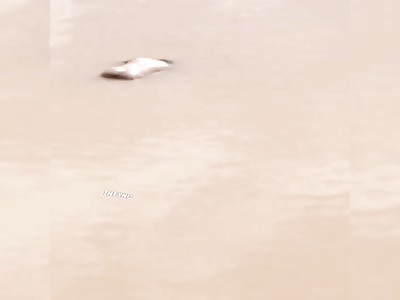 Corpse floating in water