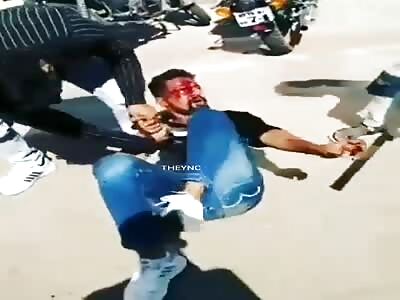 Good beating on this son of a bitch