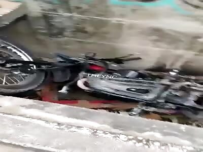 Another asshole dies on a motorcycle