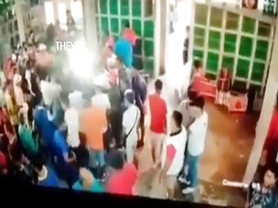 Hitman opens fire inside gallinera