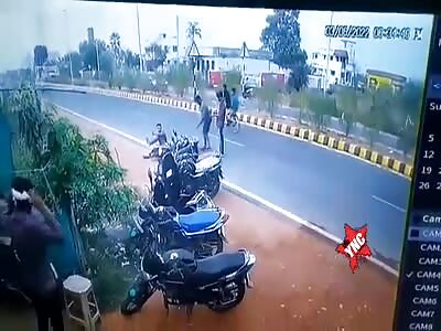 brutally murdered with a machete